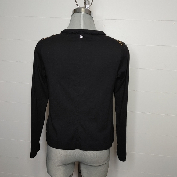 RIANI mixed print sequin cardigan size 6 - Picture 8 of 13